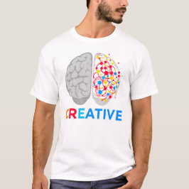 Creative Brain Left Right Hemisphere T-Shirt