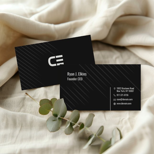 Creative Branding CEO & Founder Business Card Visitenkarte (Von Creator hochgeladen)