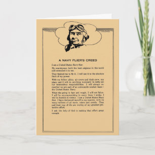 Creative Card für Navy Flyers Karte