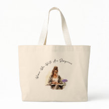 "Creative Carry-All: Frauen schreiben Jumbo-Tasche
