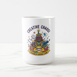 Creative Chaos" Die lustige Katze für Künstler & S Kaffeetasse