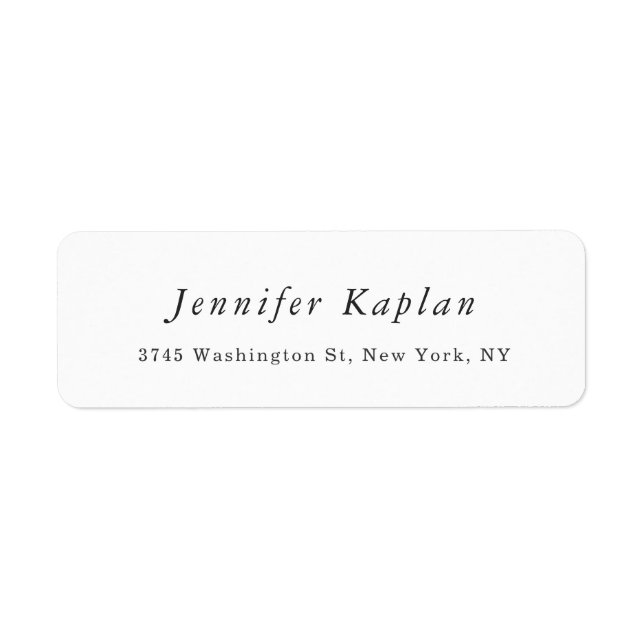 Creative Classic White Minimalistisch Beruflich (Vorne)