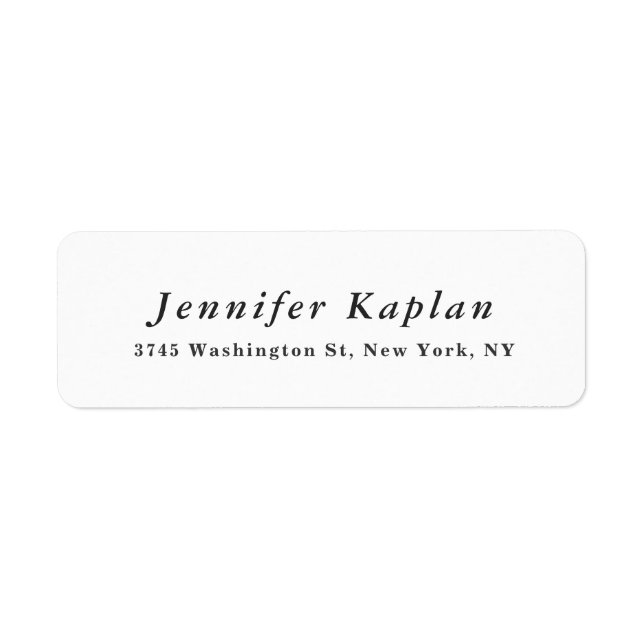 Creative Classic White Minimalistisch Beruflich (Vorne)