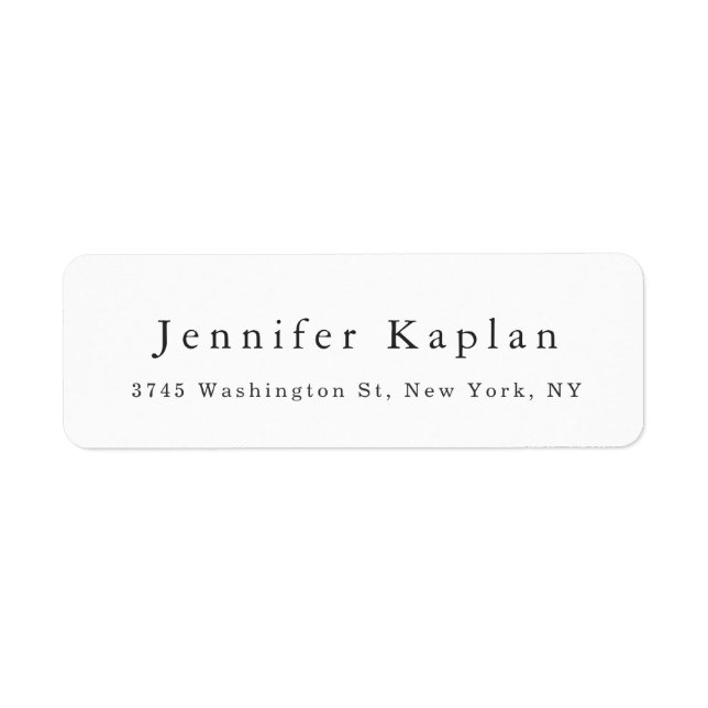 Creative Classic White Minimalistisch Beruflich (Vorne)