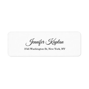 Creative Classic White Minimalistisch Beruflich