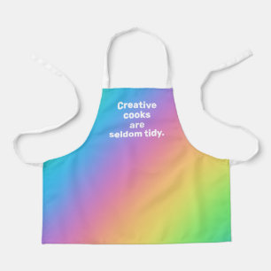 Creative Cooks sind selten Tidy Rainbow Kid's Schü Schürze