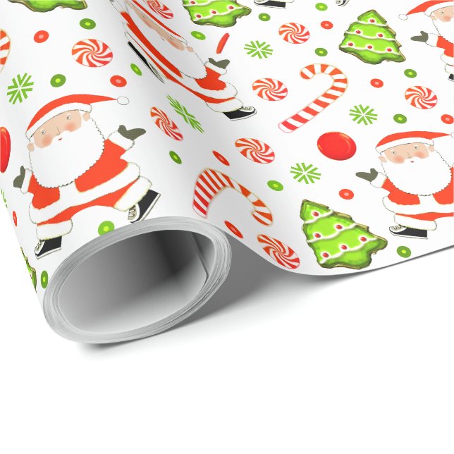 Creative Disk Golf Holiday Geschenkpapier (Rolleneckpunkt)