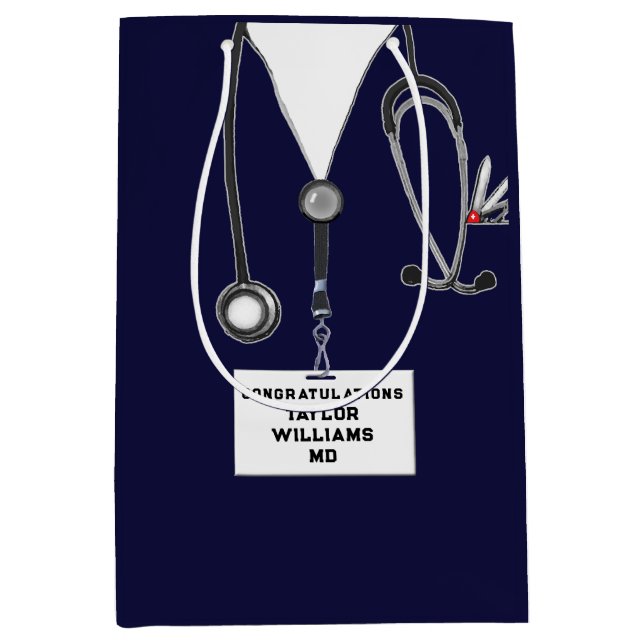 Creative Doctor Abschluss Mittlere Geschenktüte (Vorderseite)