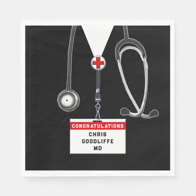 Creative Doctor Abschluss Serviette (Vorderseite)