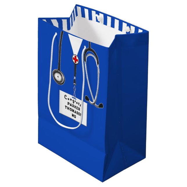 Creative Doctor Mittlere Geschenktüte (Vorderseite Schrägansicht)