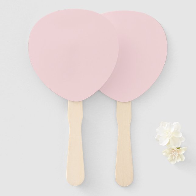 Creative Expression Blush Pink Fächer (Vorne und Hinten)