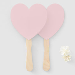 Creative Expression Blush Pink Herz Fächer