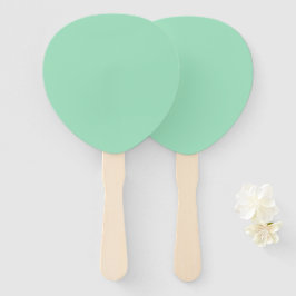 Creative Expression Seafoam Green Paddle Fächer