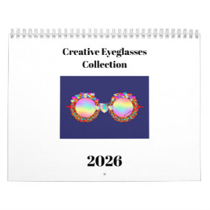 Creative Eyeglasses Collection Fun Calendar Kalender
