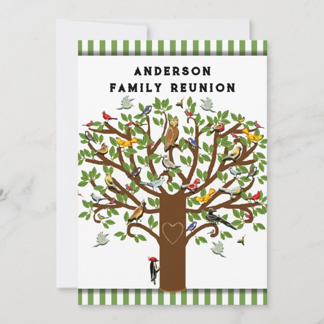 Creative Family Wiedersehen Einladung (Vorderseite)