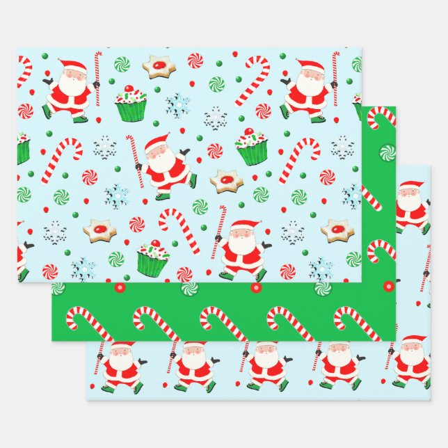 Creative Field Hockey Holiday Geschenk Geschenkpapier Set (Set)
