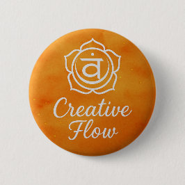 Creative Flow Sacral Chakra Spiritual Energy Button
