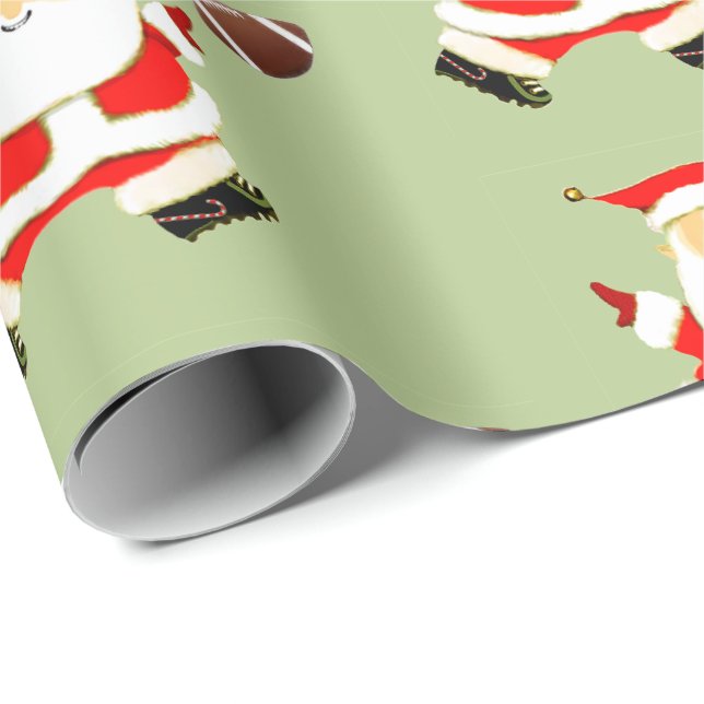 Creative Football Weihnachtsgeschenke Wrapping Pap Geschenkpapier (Rolleneckpunkt)