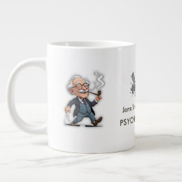 Creative Freud Caricature Rorschach Theme Quote fo Jumbo-Tasse