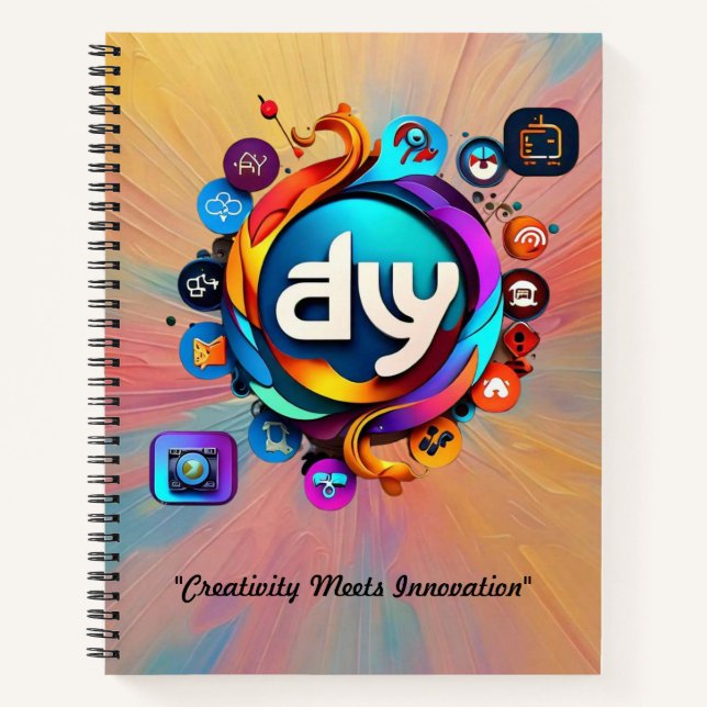 "Creative Fusion Notebook" Notizbuch (Vorderseite)