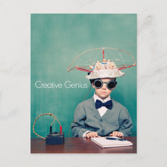 Creative Genius Designs Postkarte (Vorderseite)