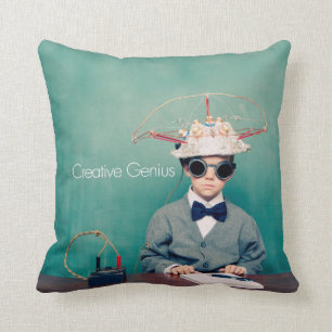 CREATIVE GENIUS rétro Coussin décoratif