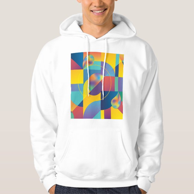 Creative Geometric: Abstrakte Vintage Abdeckung. Hoodie (Vorderseite)