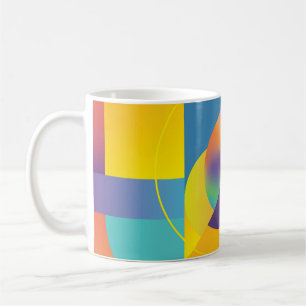 Creative Geometric: Abstrakte Vintage Abdeckung. Kaffeetasse