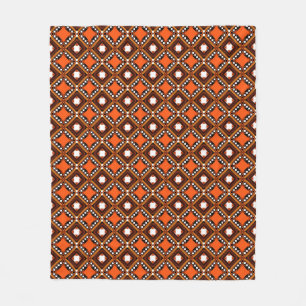 Creative Geometric, Modernes Abstraktes Rot. Fleecedecke