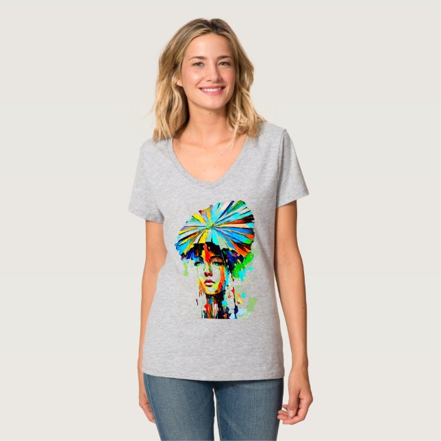 Creative Girl T-Shirt (Vorderseite Vollansicht)