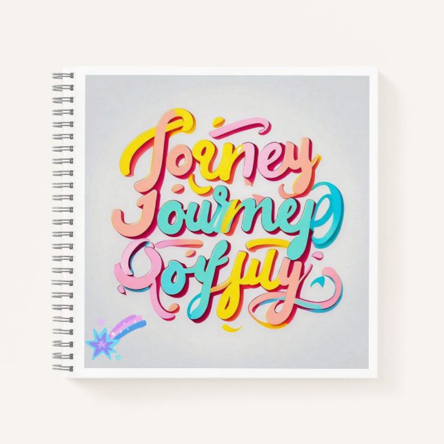 "Creative Joyful Design" Notizbuch (Vorderseite)