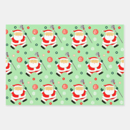 Creative Lacrosse Weihnachtsgeschenk Geschenkpapier Set