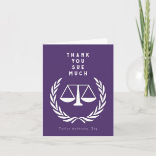 Creative Lawyer Dankeskarte