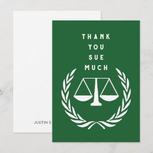 Creative Lawyer Dankeskarte