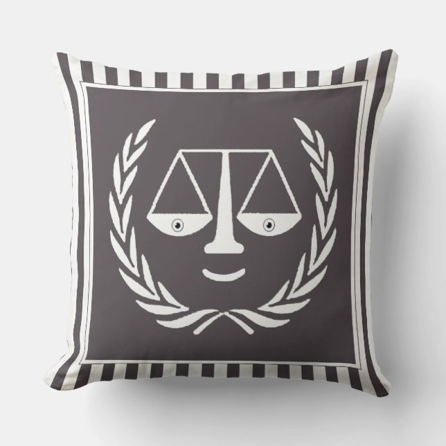 Creative Lawyer Geschenk Idee werfen Kissen (Vorderseite)