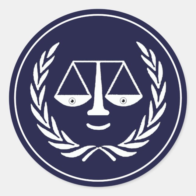 Creative Lawyer Runder Aufkleber (Vorderseite)