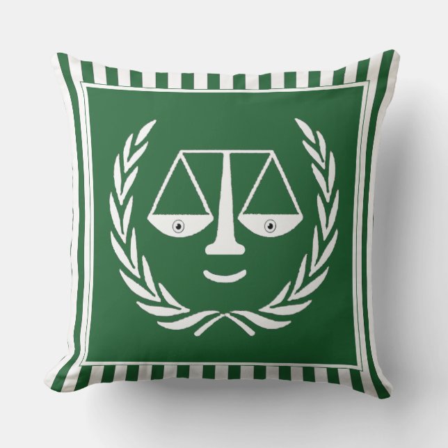 Creative Lawyer Throw Kissen (Vorderseite)