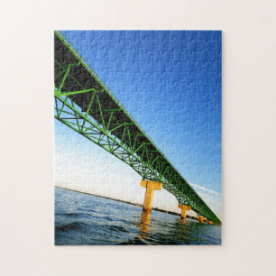 Creative Mackinaw Bridge Sky Foto Puzzle