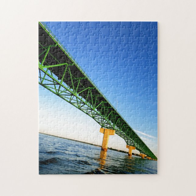 Creative Mackinaw Bridge Sky Foto Puzzle (Vertikal)