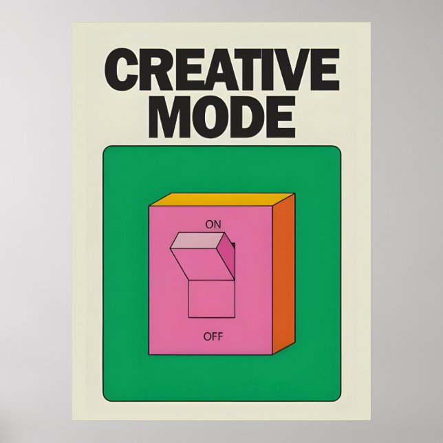 Creative Mode | Decorative Poster (Vorne)