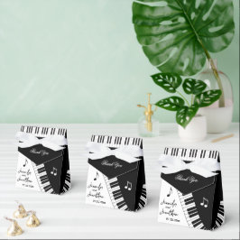 Creative Musicians Piano Keys Wedding Geschenkschachtel