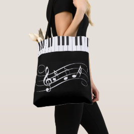 Creative Musicians Piano Keys Wedding Tasche