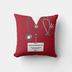 Creative Nurse Abschluss Gift Kissen