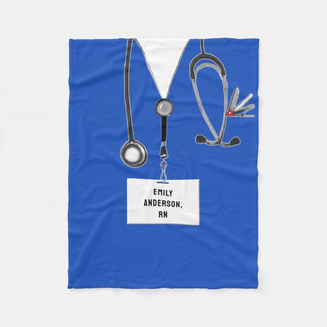 Creative Nurse Fleecedecke (Vorderseite)