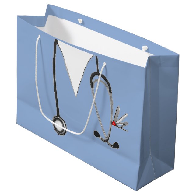 Creative Nurse Geschenktasche Große Geschenktüte (Vorderseite Schrägansicht)