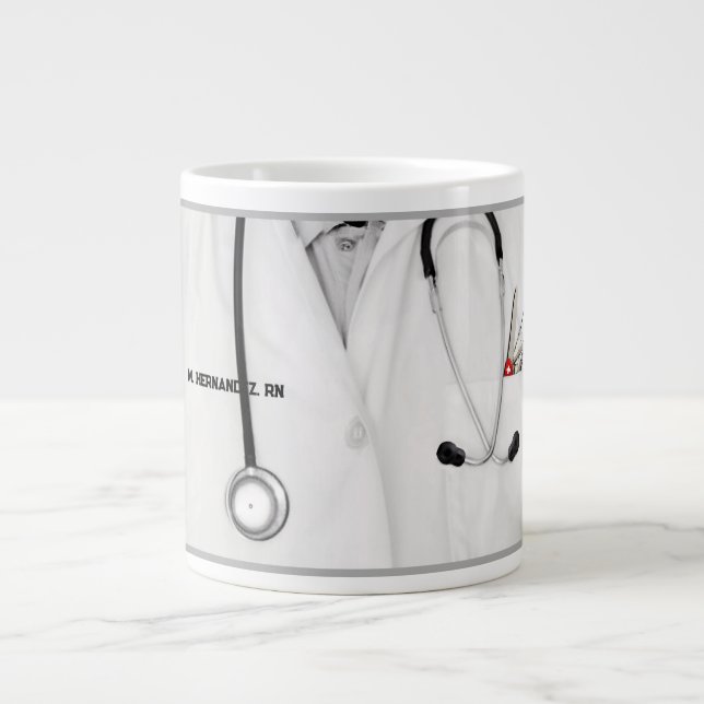 Creative Nurse Jumbo-Tasse (Vorderseite)