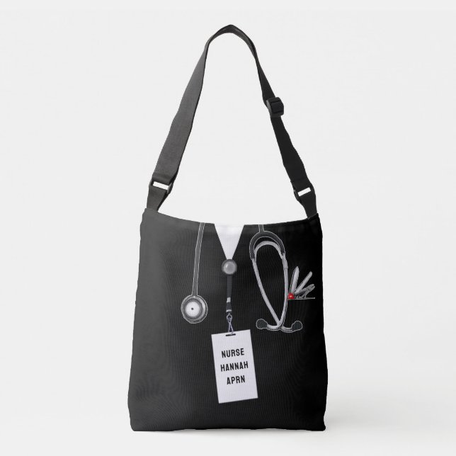 Creative Nurse Novelty Tragetaschen Mit Langen Trägern (Vorderseite)