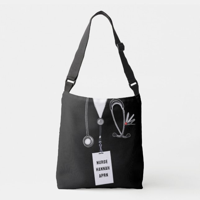 Creative Nurse Novelty Tragetaschen Mit Langen Trägern (Vorderseite)
