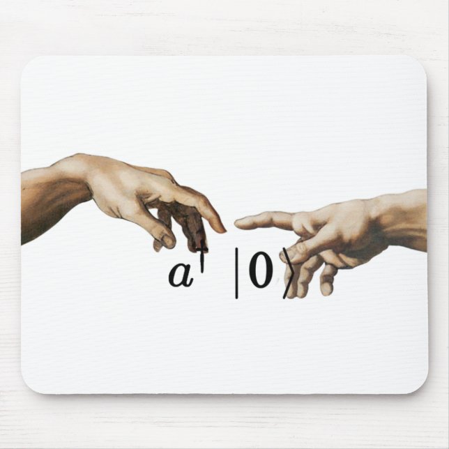 Creative Operator, Micheangelo Physik und Kunst Mousepad (Vorne)