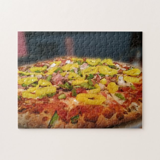 Creative Pizza Food Diner italienische Paprikascho (Horizontal)